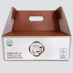 (10%)맛을담은세트2호(콩쑥개떡1박스+옛날찹쌀떡1박스)