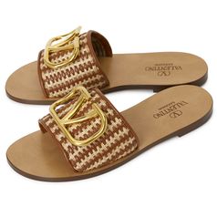 발렌티노 V 로고 시그니처 여성 슬리퍼 S0M21YXX MTQ