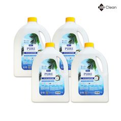 지오클린 퓨어 액체세제 세탁세제 2.5L 4개