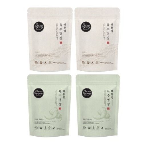 더 간편한 육수명장 총 80알(더 진한 육수 80gX2팩+은은한 매운육수 80gX2팩) 구매 후 3천원 적립