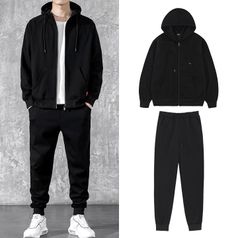 간절기 약기모 후드트레이닝복세트 자켓+조거팬츠 Ten2411s