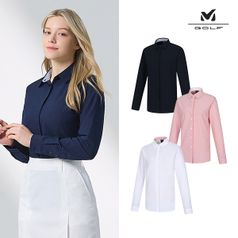 ETV [밀레골프[ 여성 타공 여름셔츠 3종세트