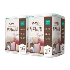 (etv) 모나리자 부자되는집 35m*12롤 휴지 X 2개 (총24개)
