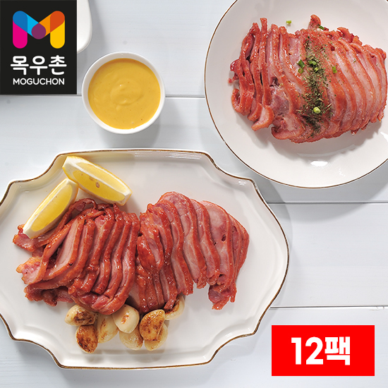 목우촌 흑마늘 훈제오리 180gX12팩5%쿠폰+구매 후 3천원 적립