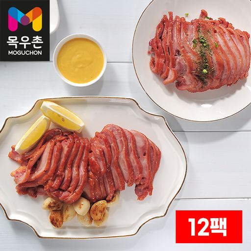 목우촌 흑마늘 훈제오리 180gX12팩5%쿠폰+구매 후 3천원 적립