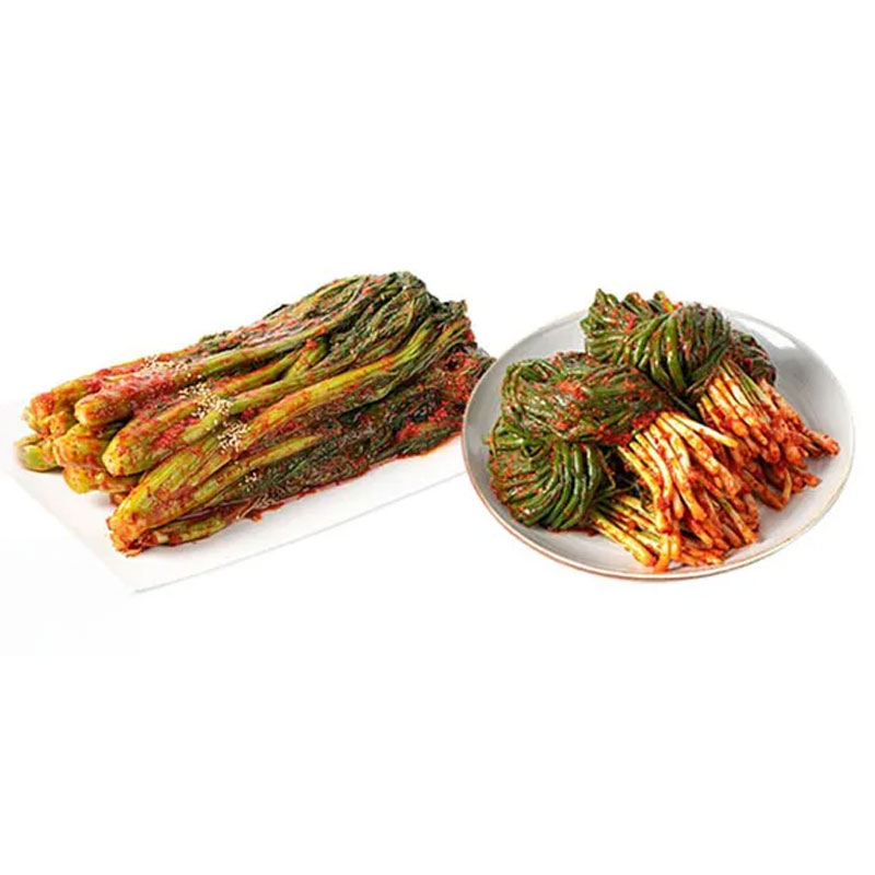 도미솔 맛있는 갓김치 1kg+파김치 1kg(총 2kg)구매 후 3천원 적립 2