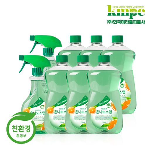 은나노스텝 시즌3 다용도세정제 550ml 2개+리필 1,100ml 6개구매 후 3천원 적립