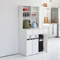 스스디 대용량 분리수거함 3단세트 (상단수납장포함)