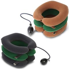 현대메디칼 디스크팡 써비칼트렉션II 수동식 목견인장치 공기주입식