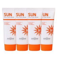 (4개)푸드어홀릭 멀티 선크림 70ml SPF50/PA+++