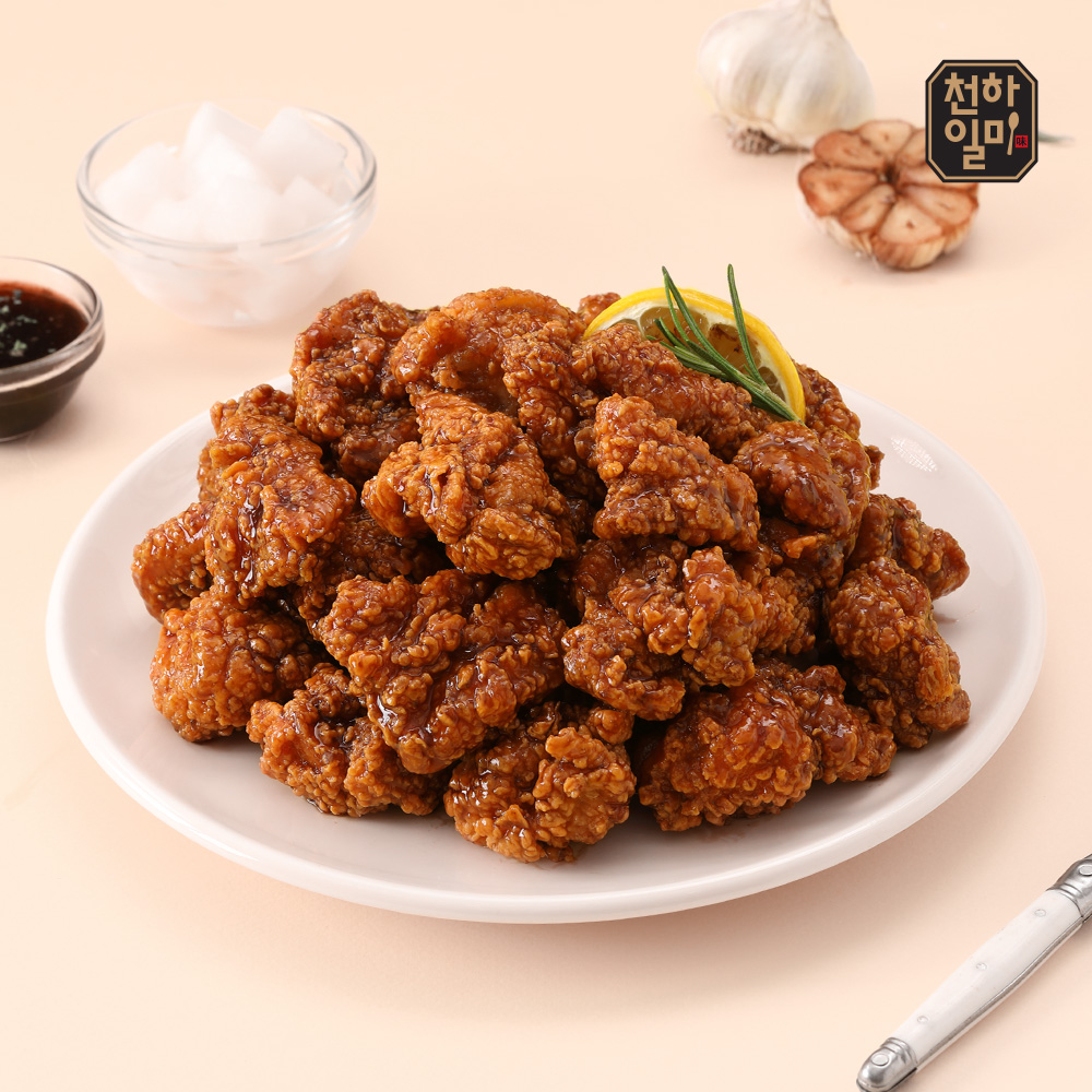 (주)동해식품 천하일미 홍석천 이원일 닭강정 250g 2팩 간장/양념 순살치킨