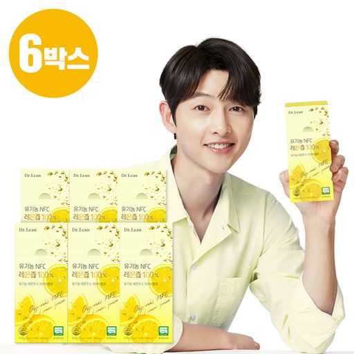 (24시간내 착즙)닥터린 NFC유기농레몬즙100% 6박스/84포5%쿠폰+구매 후 5% 적립