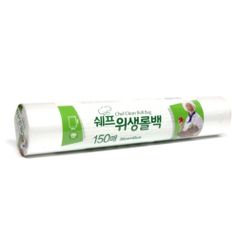 쉐프 롤백 위생백 비닐백 대용량 롤팩 30x40 150매