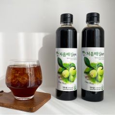 하동매실 처음 매실 원액 500ml 1+1병 (총2병)