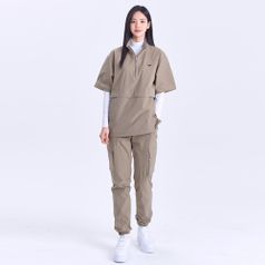 다운블로우 여성 여름 골프웨어 반팔 티셔츠 조거팬츠 세트_03