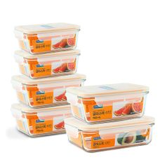 글라스락 엄마의 마음 H세트 유리 밀폐용기