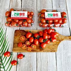 달콤~한 스테비아 대추방울 토마토1kg(500gx2팩) 1-2번과