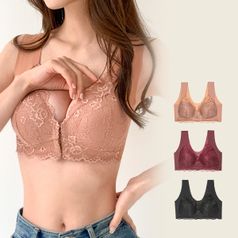 앞후크 심리스 노와이어 브라