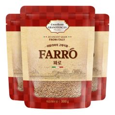 이탈리아산 파로 900g (300gX3봉) 고대 곡물 밀쌀 에머밀