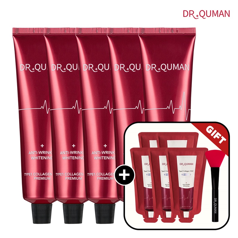 닥터큐먼 T1콜라겐100 크림팩 60gX5+10gX5+스파출러 구매 후 3천원 적립