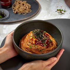 비빔 메밀 막국수 들기름 비빔모밀 소바
