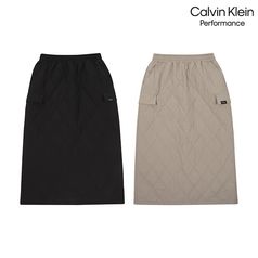 캘빈클라인 퍼포먼스 퀼팅 패딩 스커트 여성 2컬러 택1