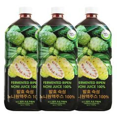 파모빗 발효 숙성 노니원액주스 100% 1000ml 3병