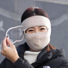 핫따숨 캐나다 고글 마스크 1+1+1 겨울 털 모자 넥워머 방한모