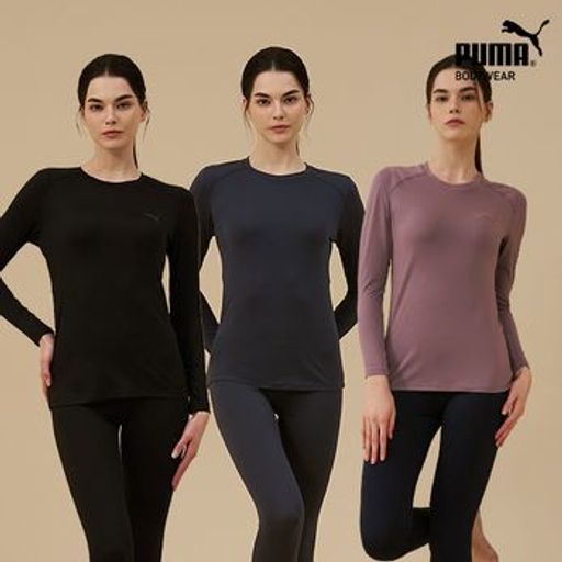 푸마 웜셀 여성 엠보기모 웜웨어 6종(상의 3종+하의 3종)5%쿠폰+구매 후 3천원 적립
