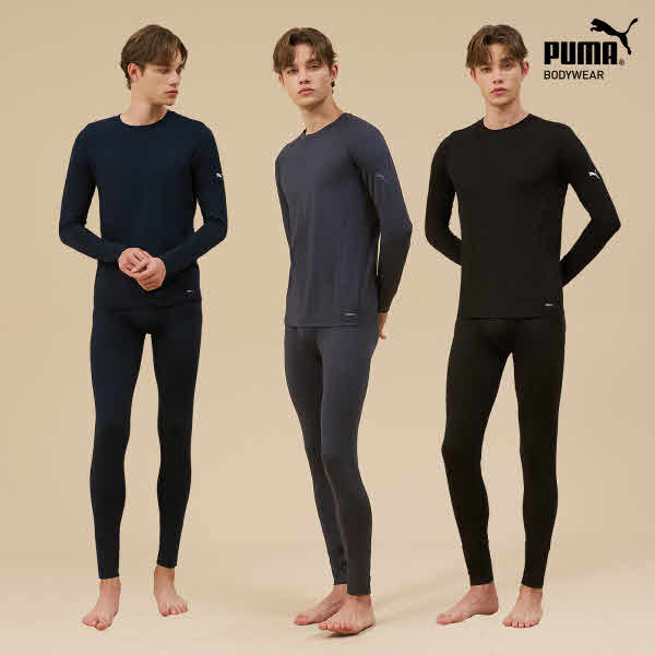 푸마 웜셀 남성 스킨핏 웜웨어 6종(상의 3종+하의 3종)5%쿠폰+구매 후 3천원 적립