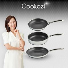 전인화의 쿡셀 세라믹 더블 블랙큐브 프라이팬 3종(프라이팬24cm+프라이팬 28cm+소테팬24cm)5%쿠폰+구매 후 3천원 적립