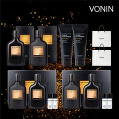 보닌 더캐릭터 블랙 시그니처 남성기초세트 (스킨3 + 에멀전3 + 폼클렌징2)