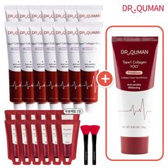 닥터큐먼 T1콜라겐 100 크림팩 60gX14+100g+10gX12(무료체험 2장포함)+스파출러X25%쿠폰+구매 후 2천원 적립
