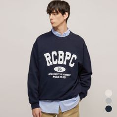 RCB폴로클럽 남녀공용 RCBPC 85 그래픽 크루넥 맨투맨 티셔츠 3color