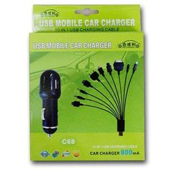 USB 모바일 카충전 케이블 C68 자동차용품 스마트폰