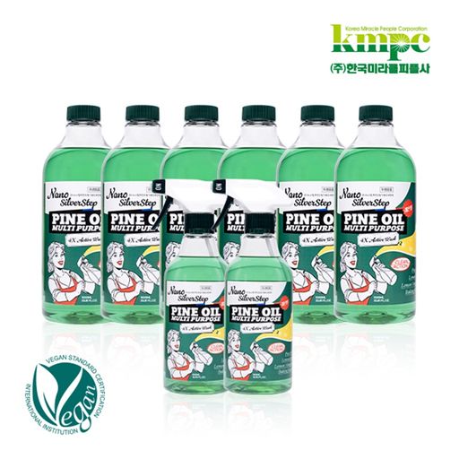 은나노스텝 파인오일 다용도세정제 더블세트(세정제 500mlX2+리필 1000mlX6+스프레이 분사기X2)구매 후 3천원 적립