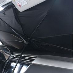 2개세트 티타늄 차량용 햇빛가리개 프리미엄 자동차 햇빛 가림막 커튼 자외선차단 가죽파우치