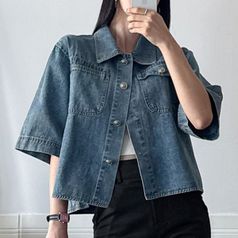(NC)25-19청자켓 봄 여성 청자켓 데님자켓