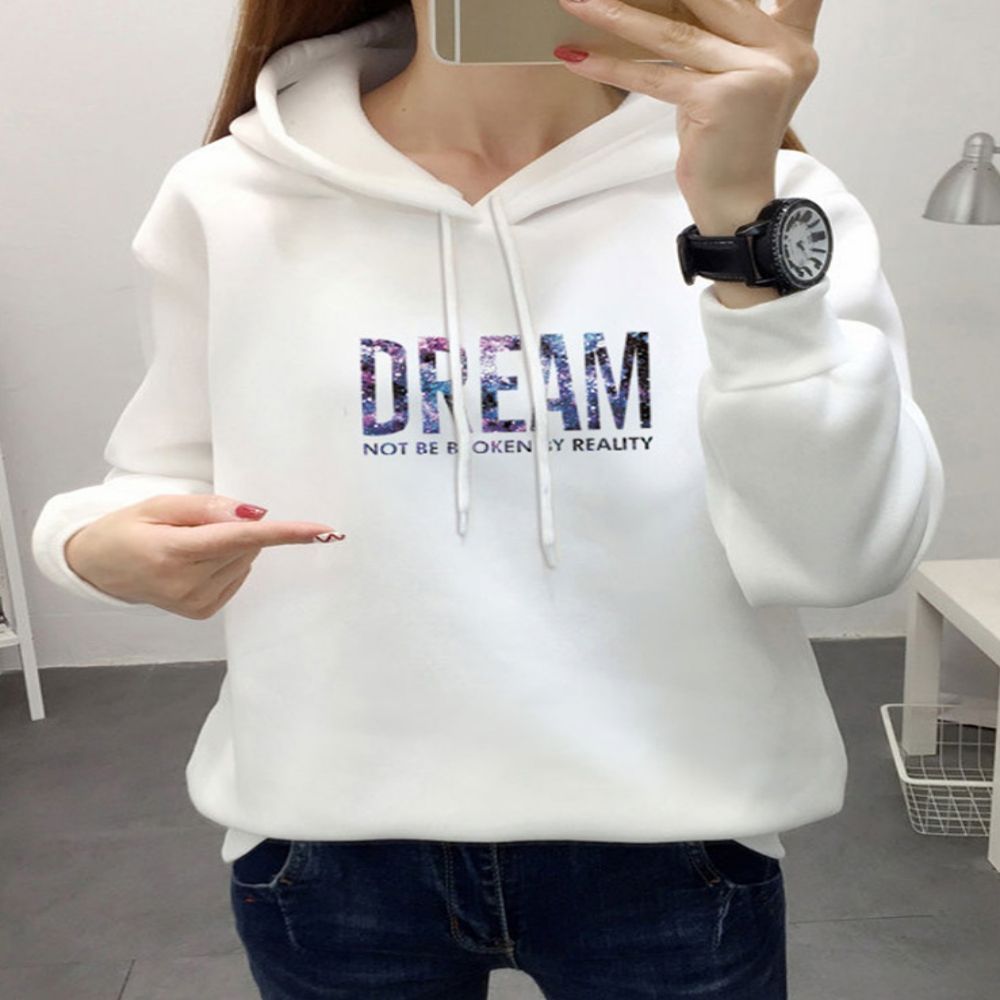 여성 여자 루즈핏 겨울기모후드티 기모후드티 4컬러 [WCE867C]