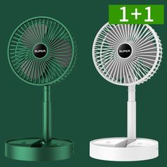 2개세트 접이식 스탠드 탁상 무선 선풍기 USB충전식 휴대용 캠핑선풍기