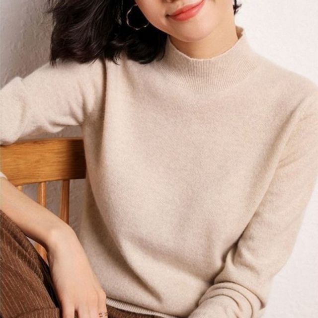 겨울소장가치 캐시미어 데일리 100 반목니트 보온 [WFGBW8B]