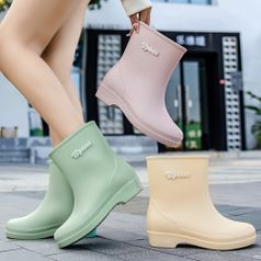 바이시유 네이밍 신상 여성 여자 여성장화 방수 장마철 레인부츠 장화