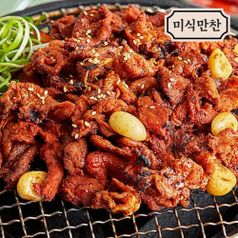 미식만찬 연탄 직화 고추장 불고기 HMR 완조리 캠핑고기 200g x 2팩
