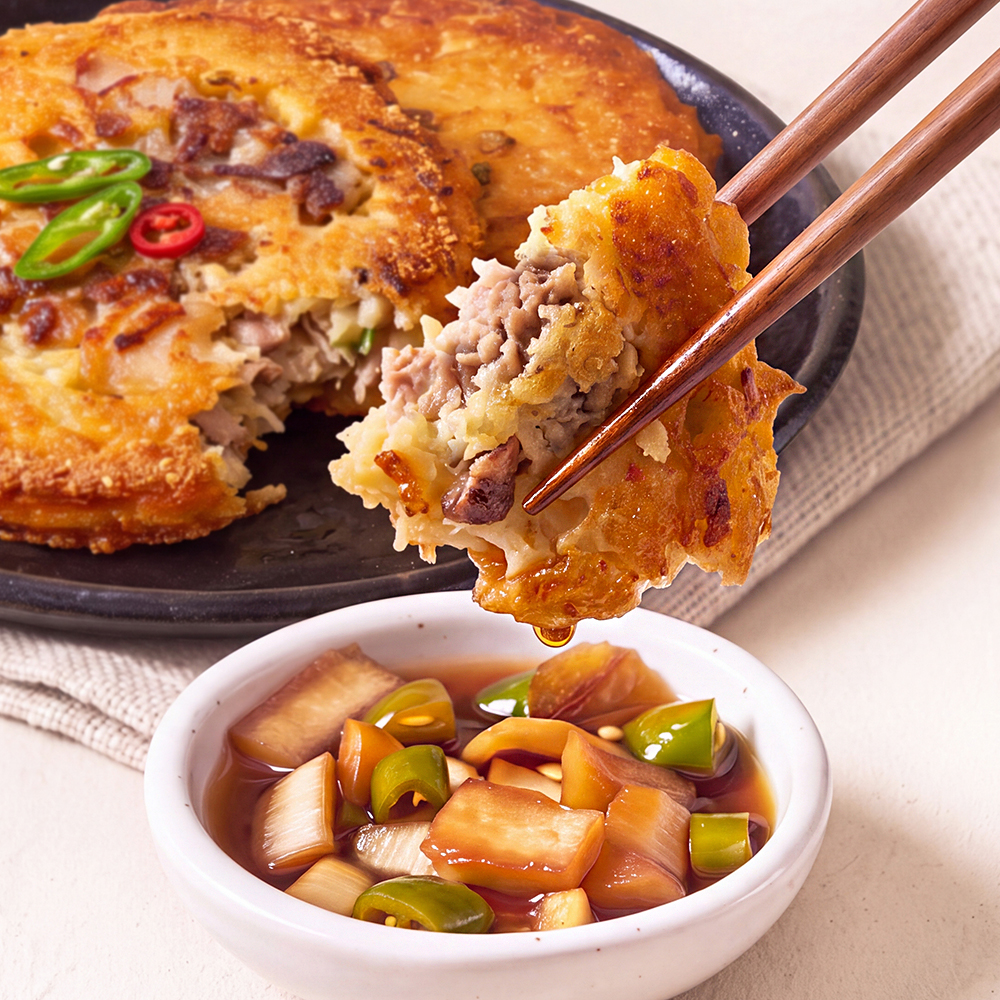 [박가네빈대떡] 고기 빈대떡 390g x 5팩 (총 1.95Kg)