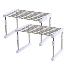 공간활용 폭높이조절 주방선반 2개세트