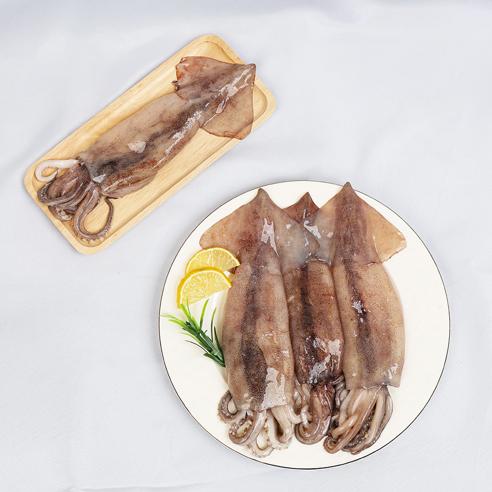 거산수산 [더조은] 원양산 냉동 손질 통오징어 (팩당 350g 내외) 2미 x 5팩