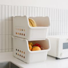 팬트리 적층 정리 바스켓