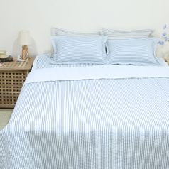 아이스 시어서커 여름이불 누빔이불+패드+베개커버 침구 세트 슈퍼싱글 SS