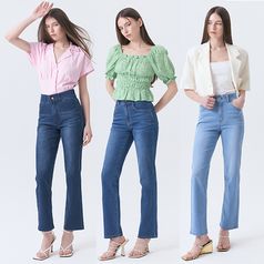 뱅뱅 25년 여성 썸머 라이크라 데님팬츠 3종 구매 후 2천원 적립