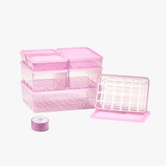 땡스소윤 냉동실 전용 밀폐용기 물가안정9종(9p)